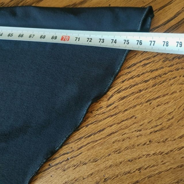 Gonna nera asimmetrica