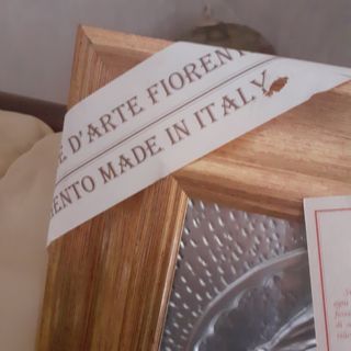 Quadro Madonna col Bambino argento