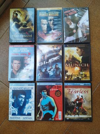9 Películas DVD Acción & Aventura