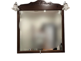 Mueble baño + espejo vintage