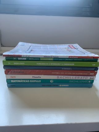 Lote libros Primero de Bachillerato Grupo Anaya