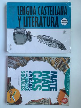 Lote libros Primero de Bachillerato Grupo Anaya