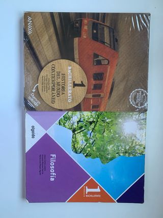 Lote libros Primero de Bachillerato Grupo Anaya