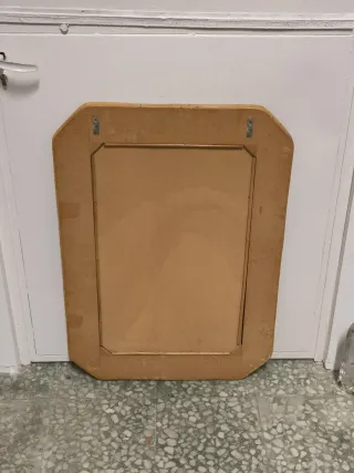 Espejo vintage mimbre