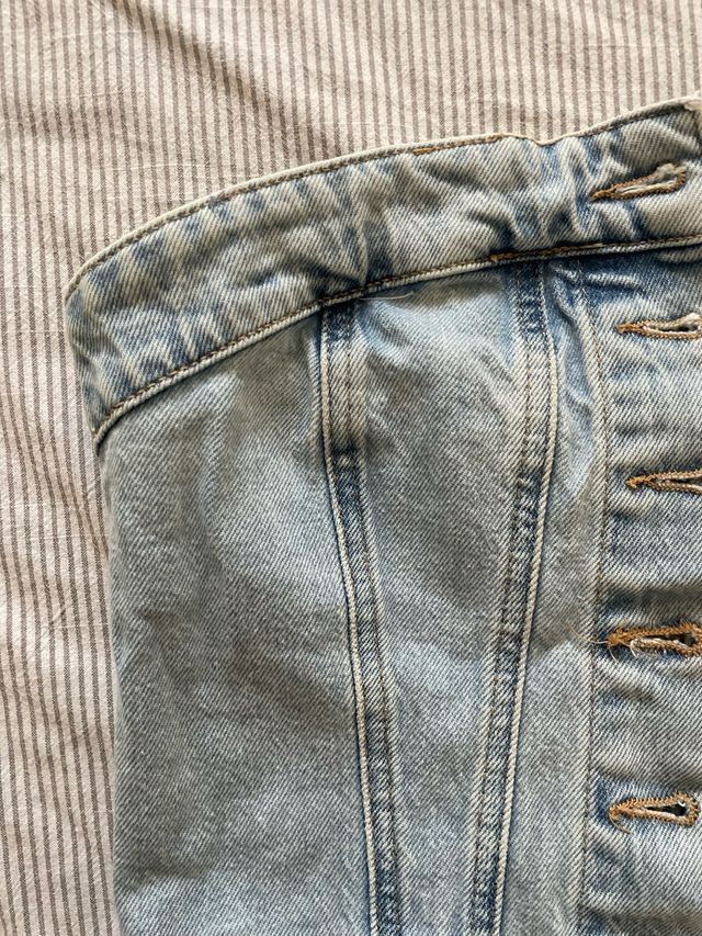 Top corto Zara-tejano XS