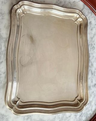 Bandejas vintage plateadas