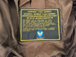 Chaqueta Avirex B-15 cuero