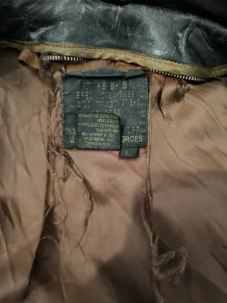 Chaqueta Avirex B-15 cuero