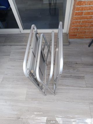 Mesa camping aluminio plegable