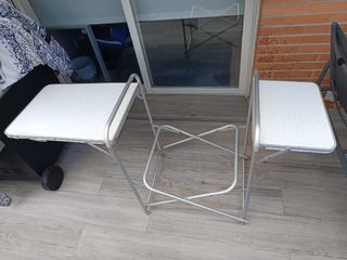 Mesa camping aluminio plegable