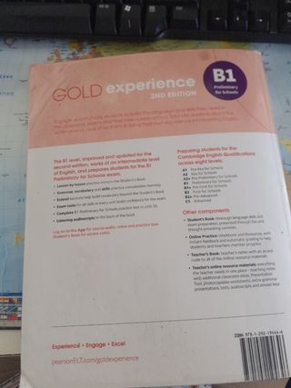 Gold Experience 2nd Edition B1 Workbook (Gold E...