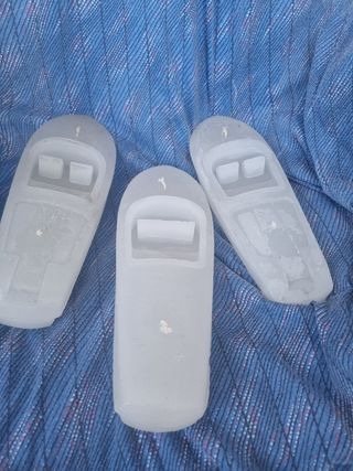 3 Candele cera Trasparente