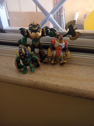 3 Robot Gormiti: Figure Collezione