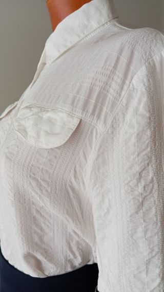 Blusa camisa blanca vintage. Nueva.