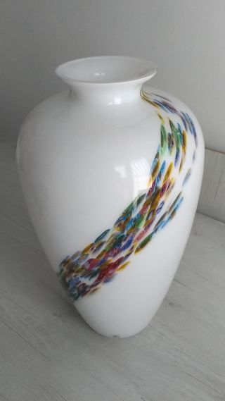 Vaso Murano vetro soffiato misure 45 cm x 25 cm.