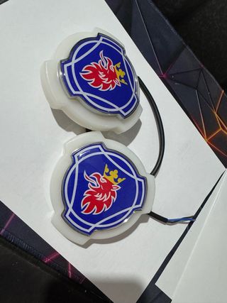 Insignias Scania LED Color Ambar 2 uds