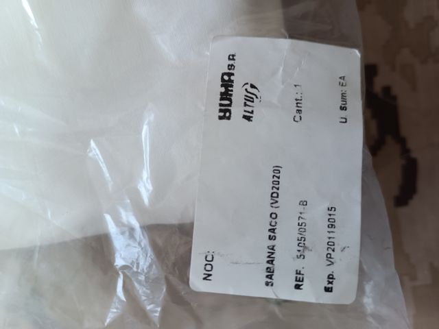 Sabana saco YUMA Altus (VD2020)