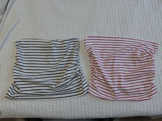 2 tops premamá rayas marineras