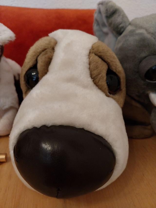 4 Peluches Animales - Ojos Tristes