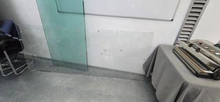Mampara cristal - varios paneles