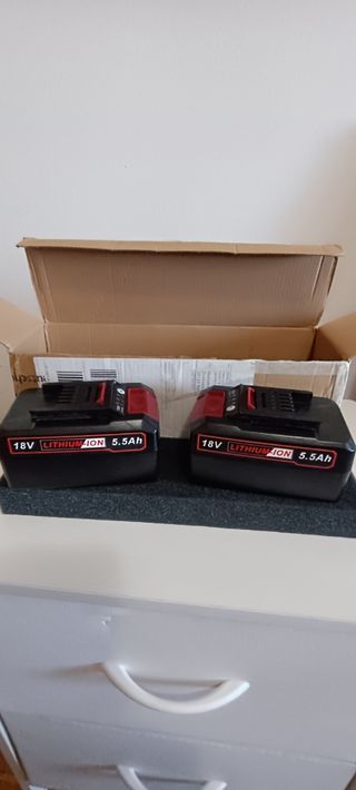 2 Baterías Asuncell 18V.