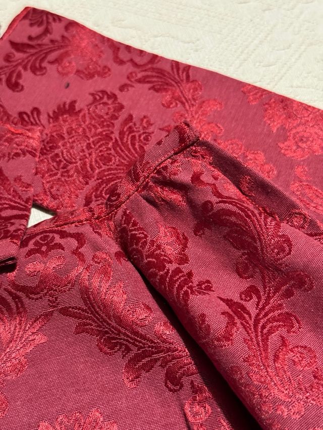 Saya damasco burdeos 70-75cm