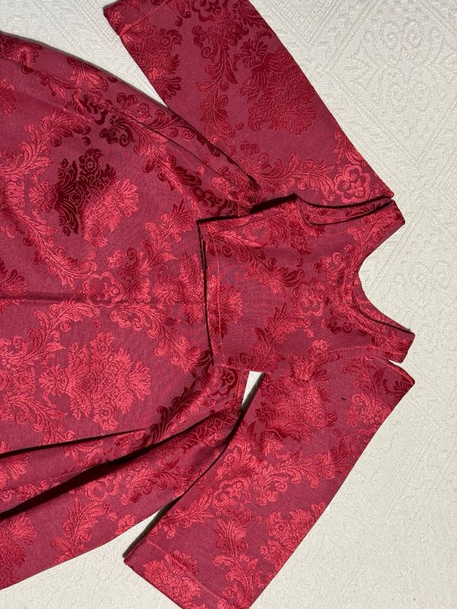 Saya damasco burdeos 70-75cm