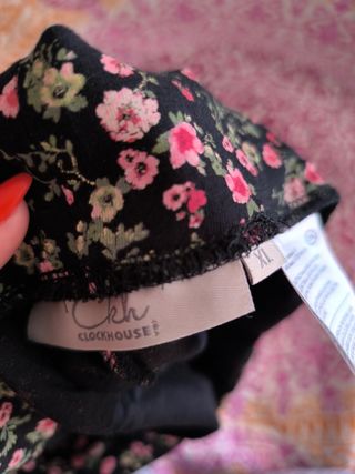 Mini Falda Clockhouse XL floral