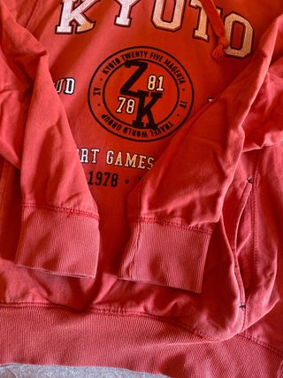 Sudadera roja Kyoto