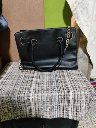 Bolso - Gris y Negro