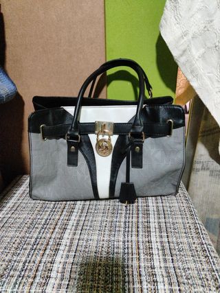 Bolso - Gris y Negro