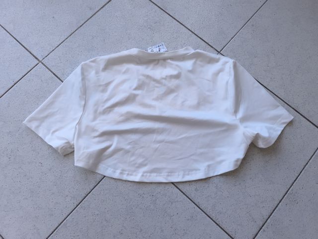 Top corto SHEIN blanco - Talla 13Y