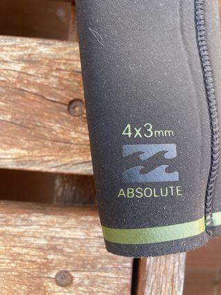 Neopreno Billabong 4x3mm Absolute