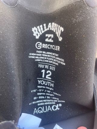 Neopreno Billabong 4x3mm Absolute