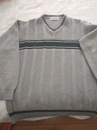 Jersey Pierre Cardin gris-verde