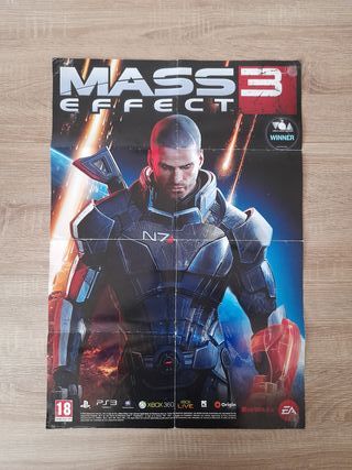 [GRATIS] Póster Videojuego Mass Effect 3 Oficial