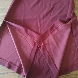 Gonna midi bordeaux spacco