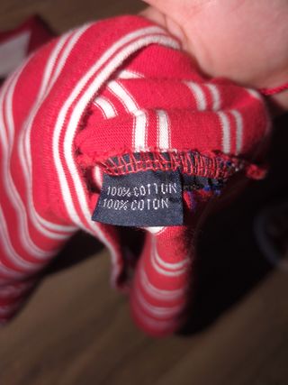 Polo Tommy Hilfiger rayas rojas M