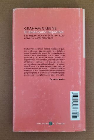 El americano impasible. Libro