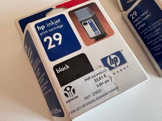 2 cartuchos HP Inkjet 29 negro (black) impresora