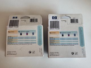 2 cartuchos HP Inkjet 29 negro (black) impresora
