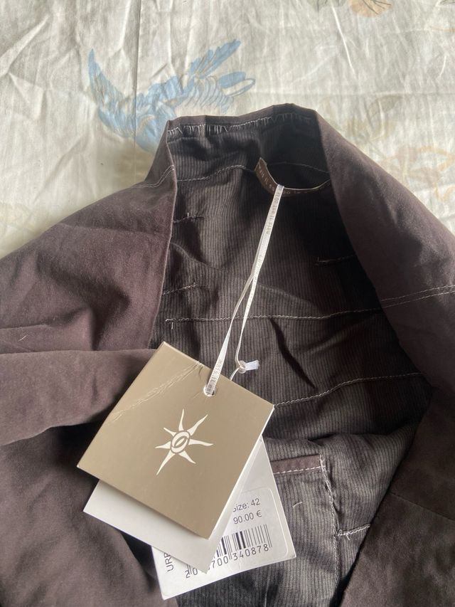 Gonna lunga marrone Y2K cottage fairy cargo