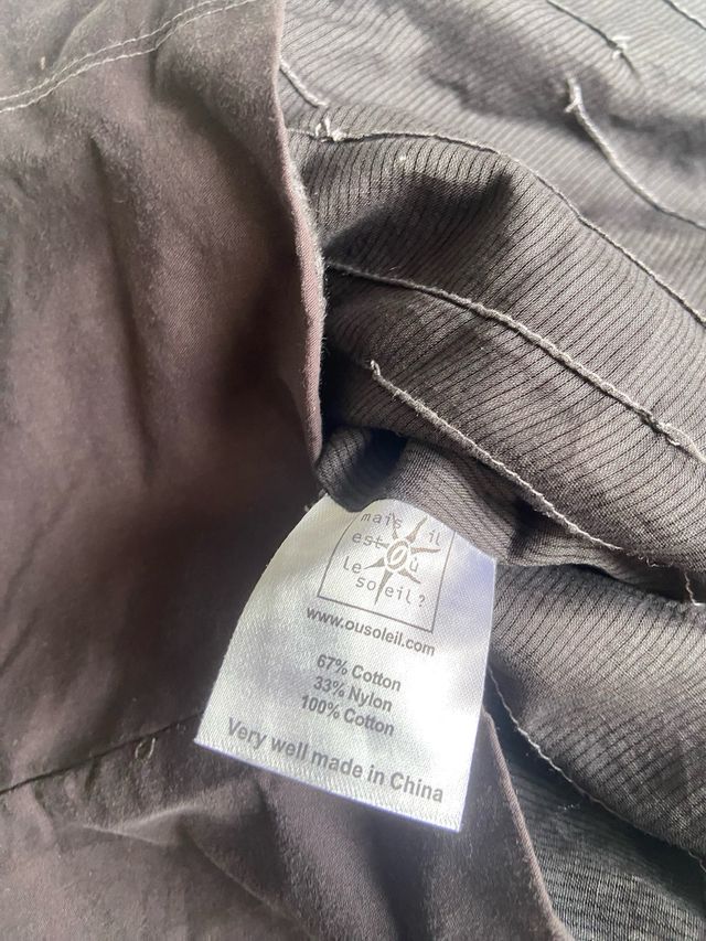 Gonna lunga marrone Y2K cottage fairy cargo