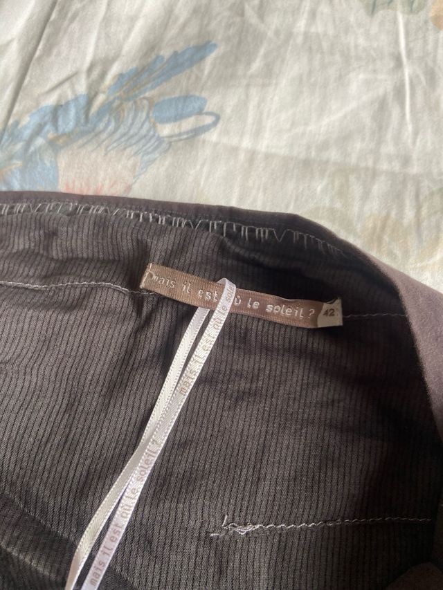 Gonna lunga marrone Y2K cottage fairy cargo