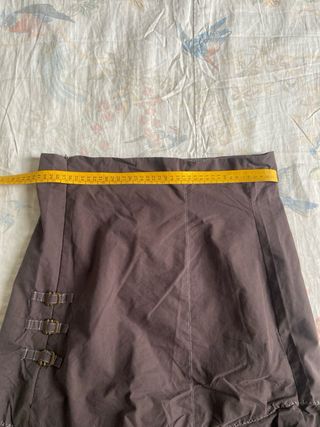 Gonna lunga marrone Y2K cottage fairy cargo