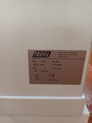 Plancha industrial vapor Faber