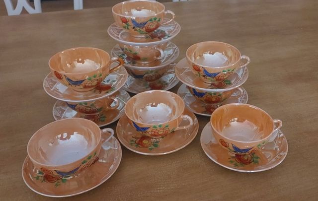 Juego tazas té japonesas vintage (10)