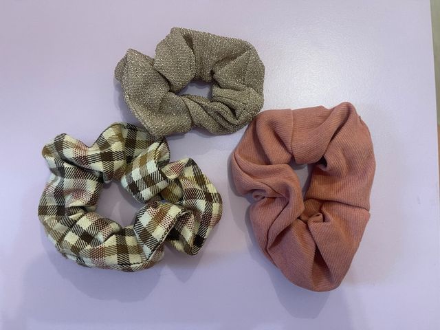 3 Scrunchies eleganti