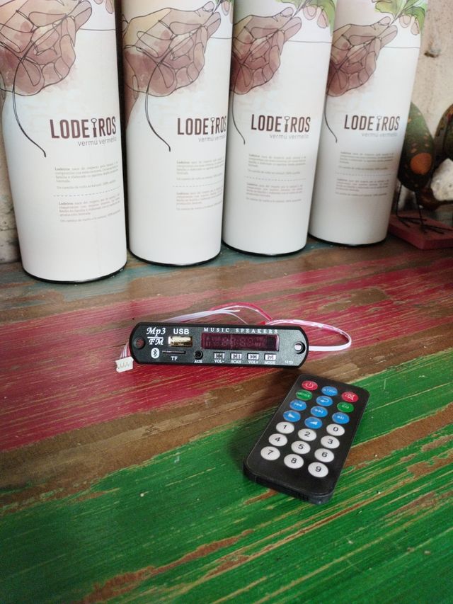 Reproductor MP3 USB FM - Negro