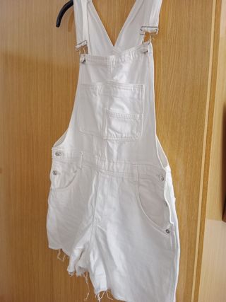 Mono corto vaquero blanco